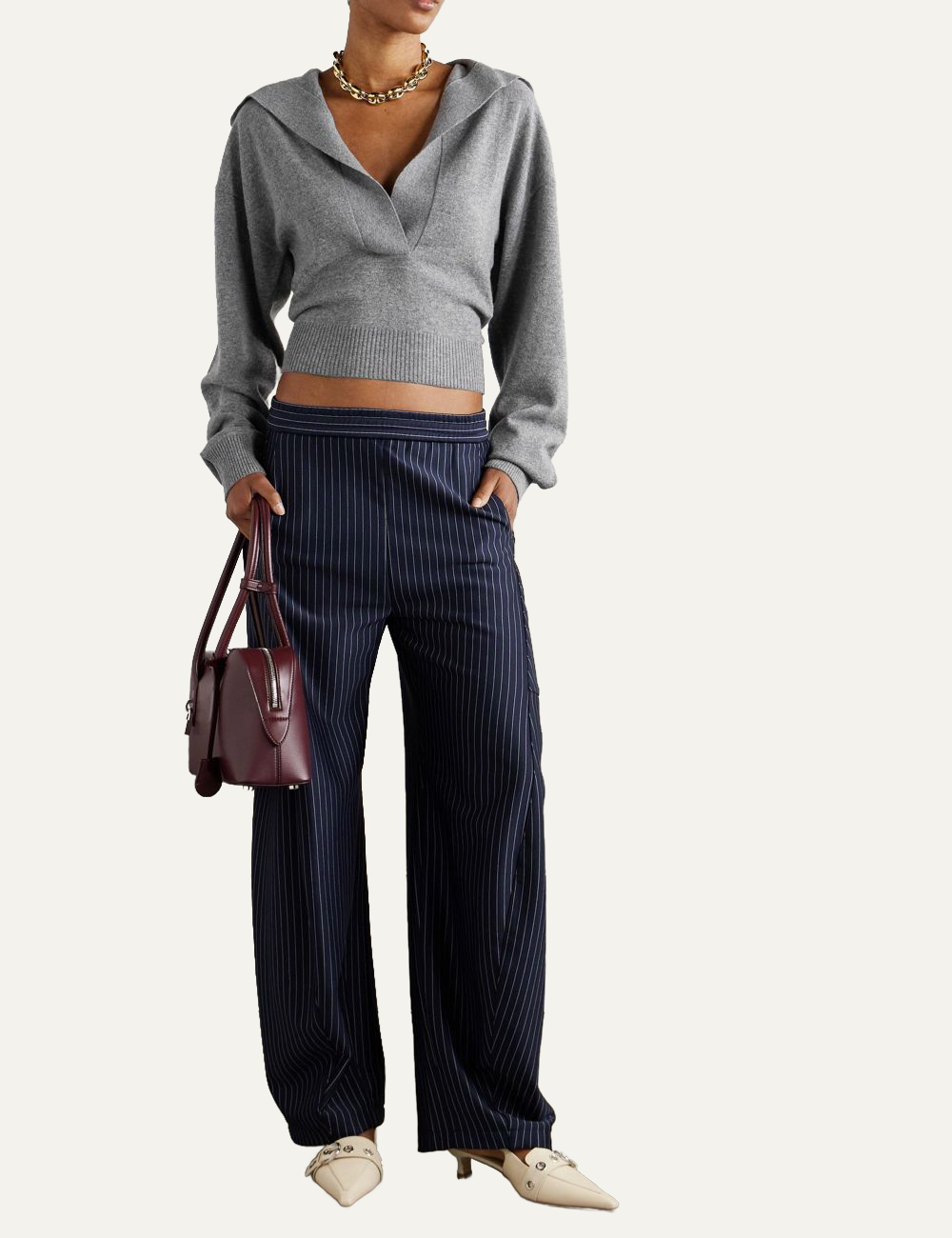 STELLA MCCARTNEY COSY KNIT HOODIE