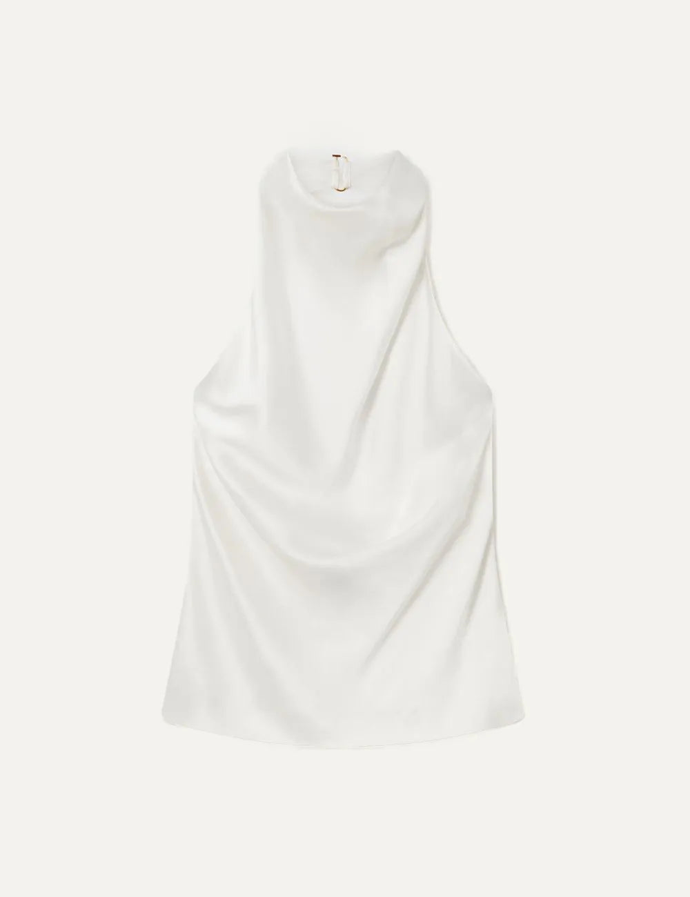 STELLA MCCARTNEY SATIN HALTERNECK