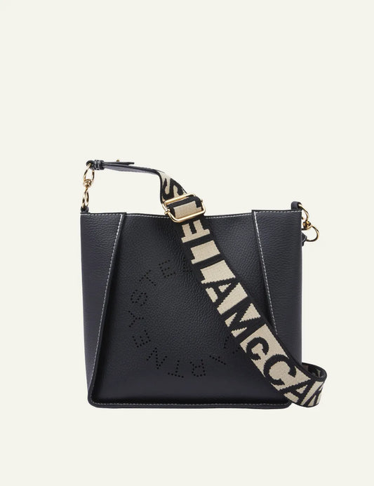 STELLA MCCARTNEY LOGO CROSSBODY BAG EMBOSSED