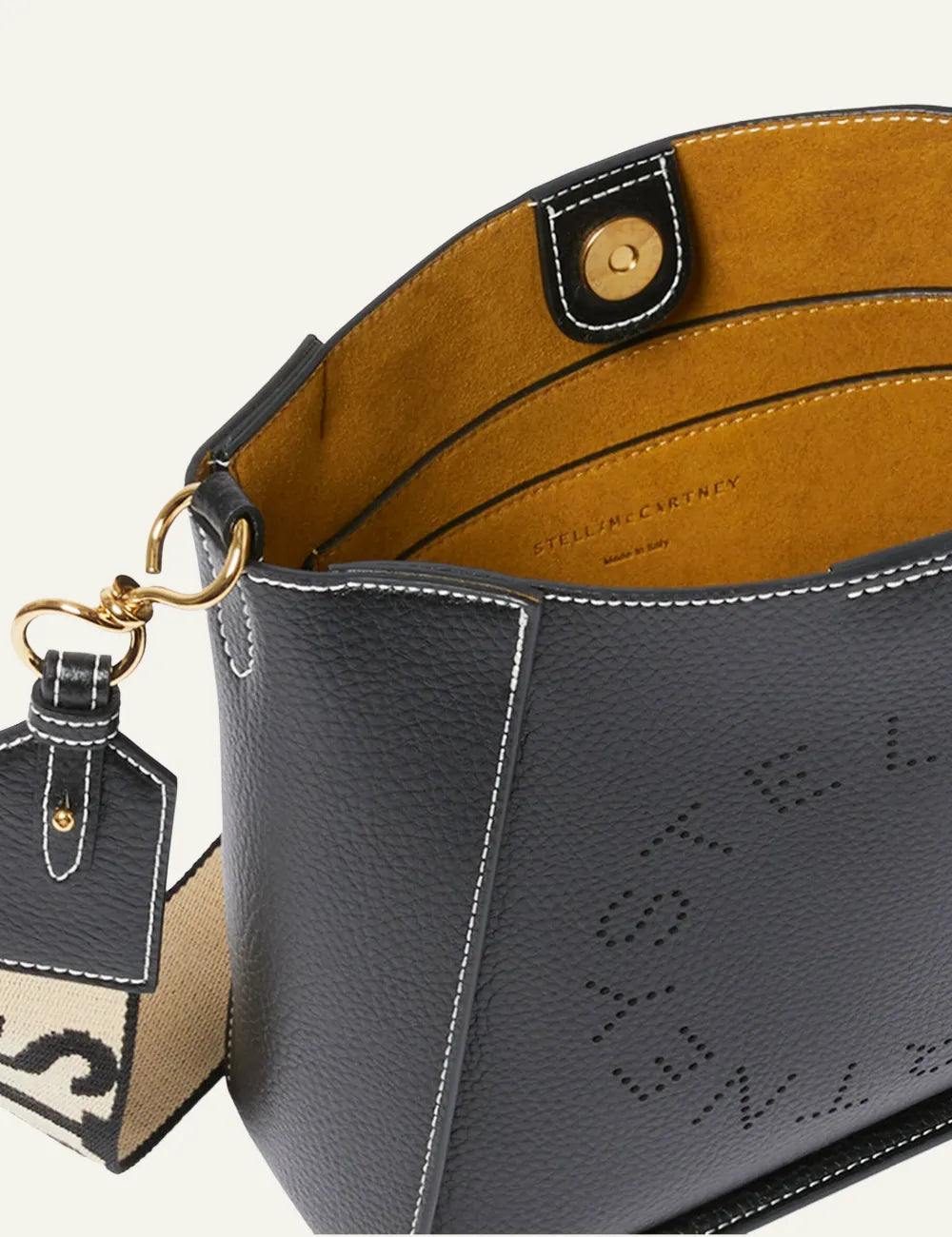 STELLA MCCARTNEY LOGO CROSSBODY BAG EMBOSSED