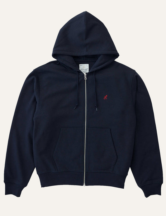 GRAMICCI ONE POINT ZIP HOODED SWEATSHIRT