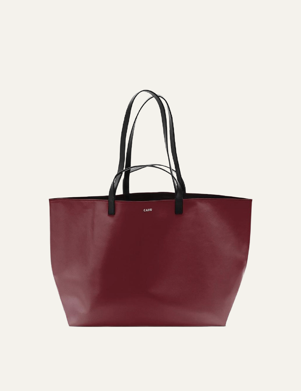 CAHU PRATIQUE ZIPPE MEDIUM BURGUNDY