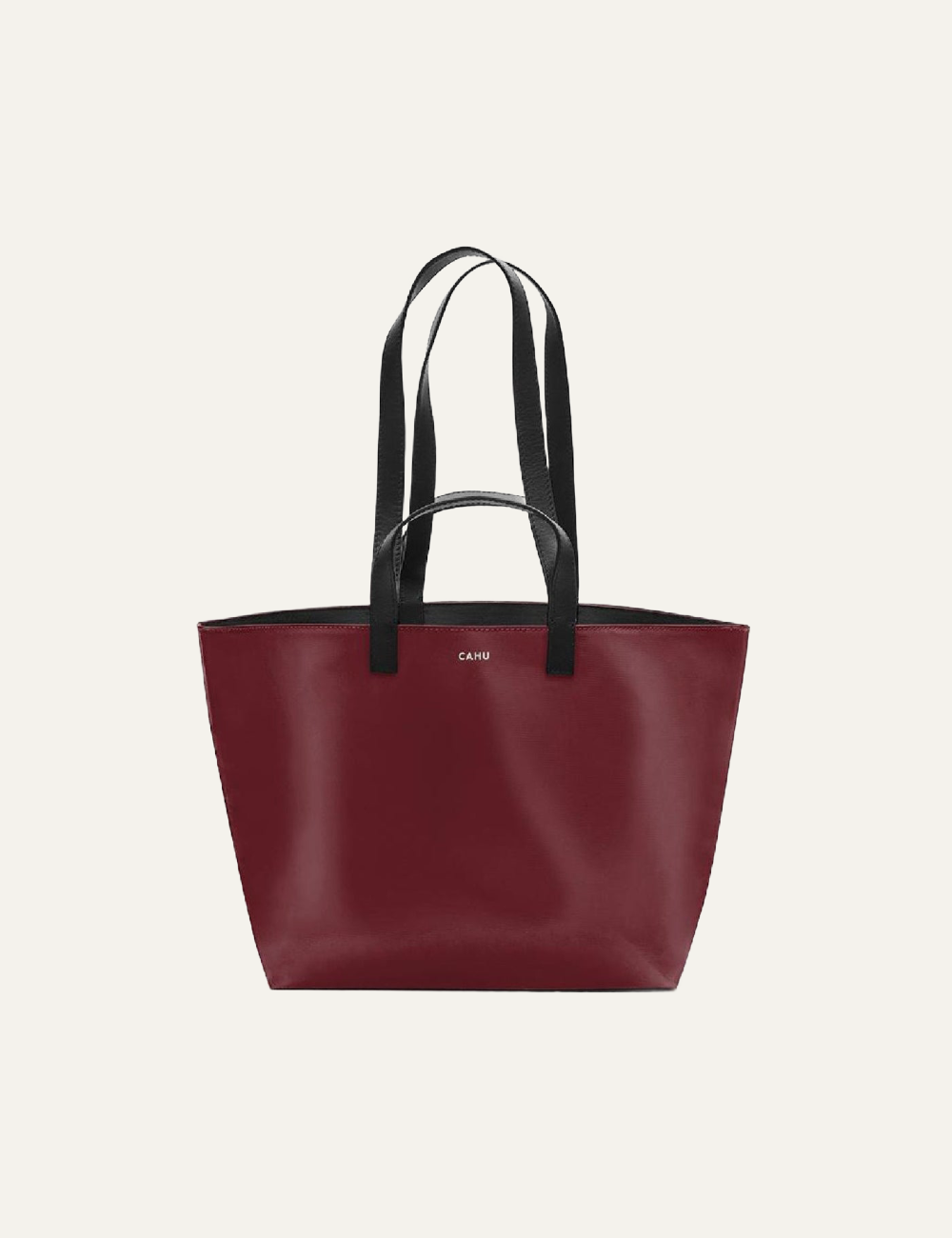 CAHU PRATIQUE ZIPPE SMALL BURGUNDY