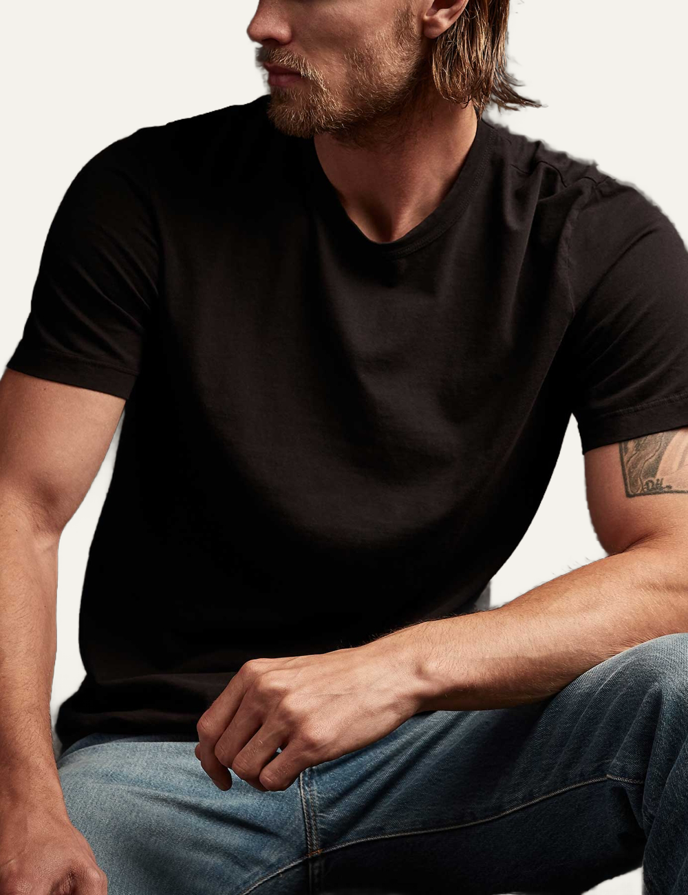 JAMES PERSE S/S CREW NECK BLACK