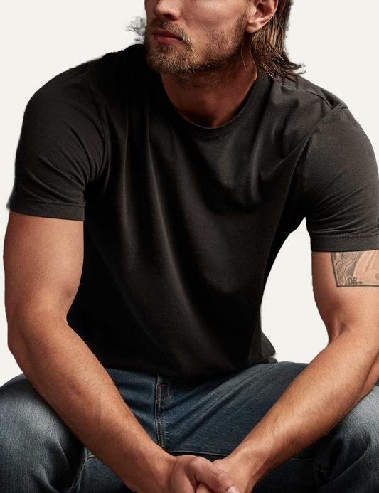 JAMES PERSE S/S CREW NECK CARBON