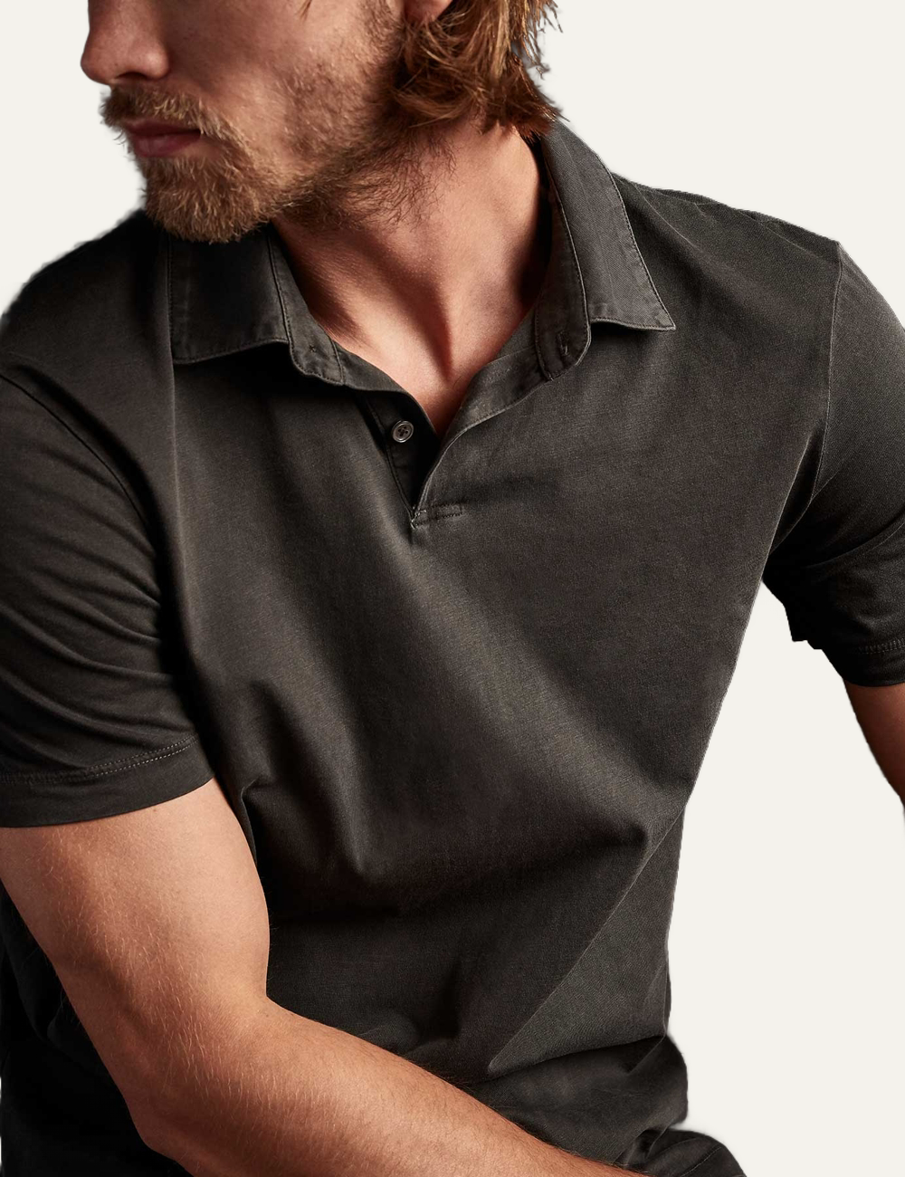 JAMES PERSE REVISED STANDARD POLO CARBON