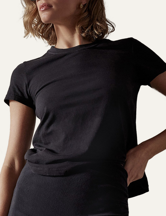 JAMES PERSE VINTAGE LITTLE BOY TEE BLACK