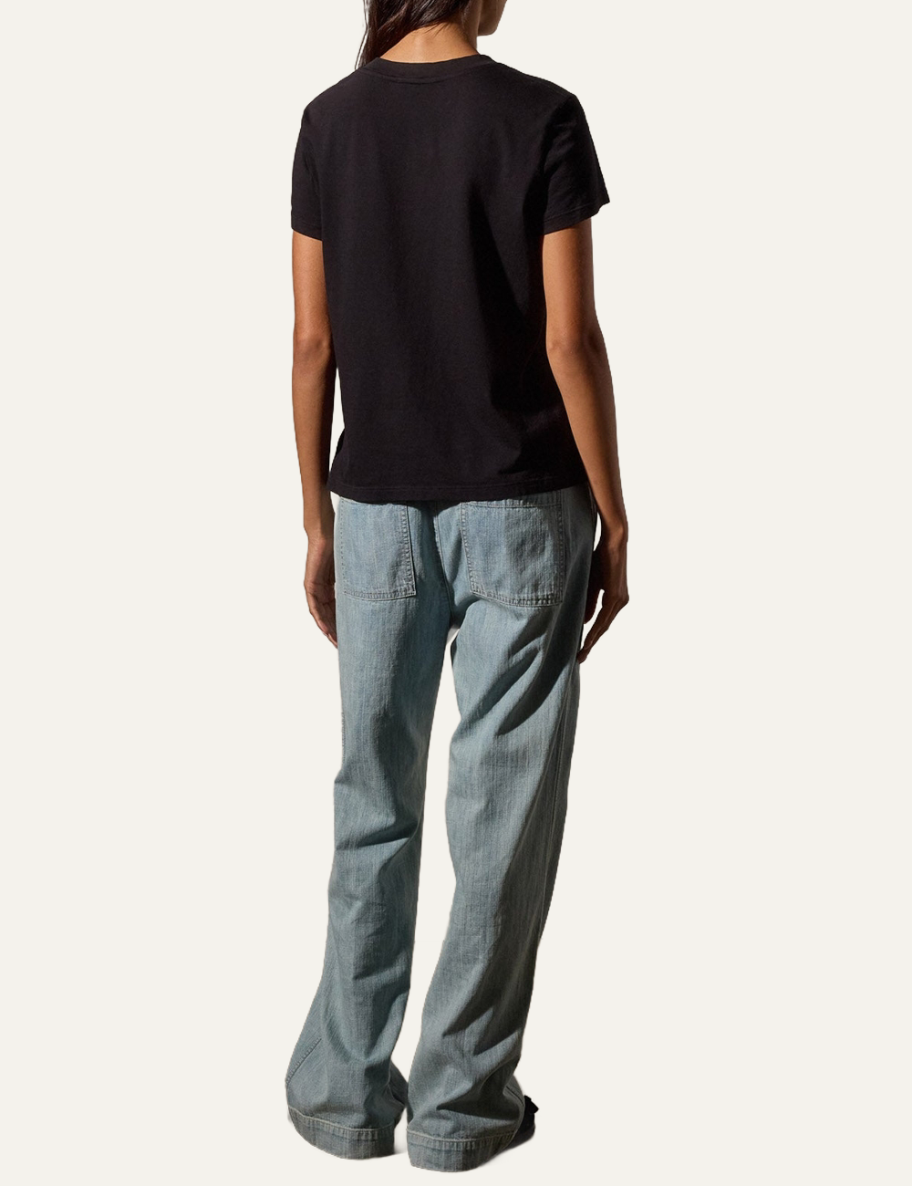 JAMES PERSE VINTAGE LITTLE BOY TEE BLACK