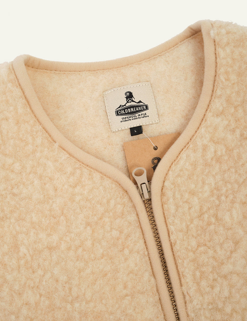 COLDBREAKER PEPITCO VEST BEIGE