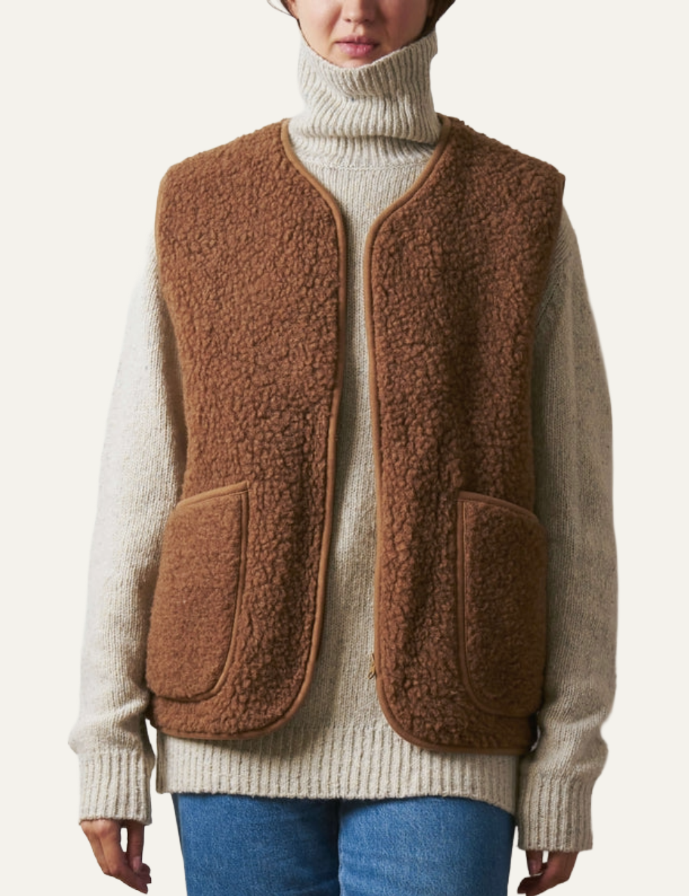 COLDBREAKER PEPITCO VEST CAMELLO