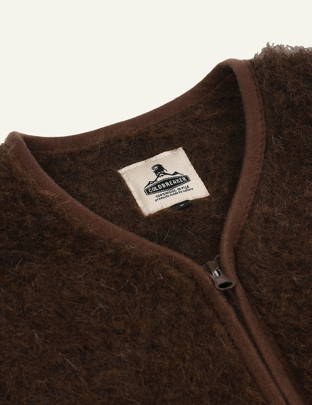 COLDBREAKER PEPITCO VEST DARK BROWN