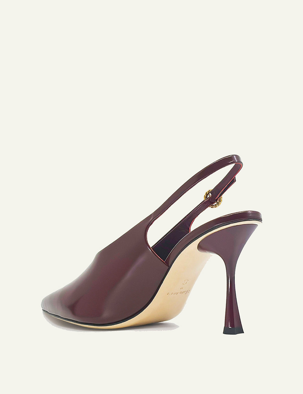 STUDIO AMELIA HALO 90 HEEL BURGUBDY