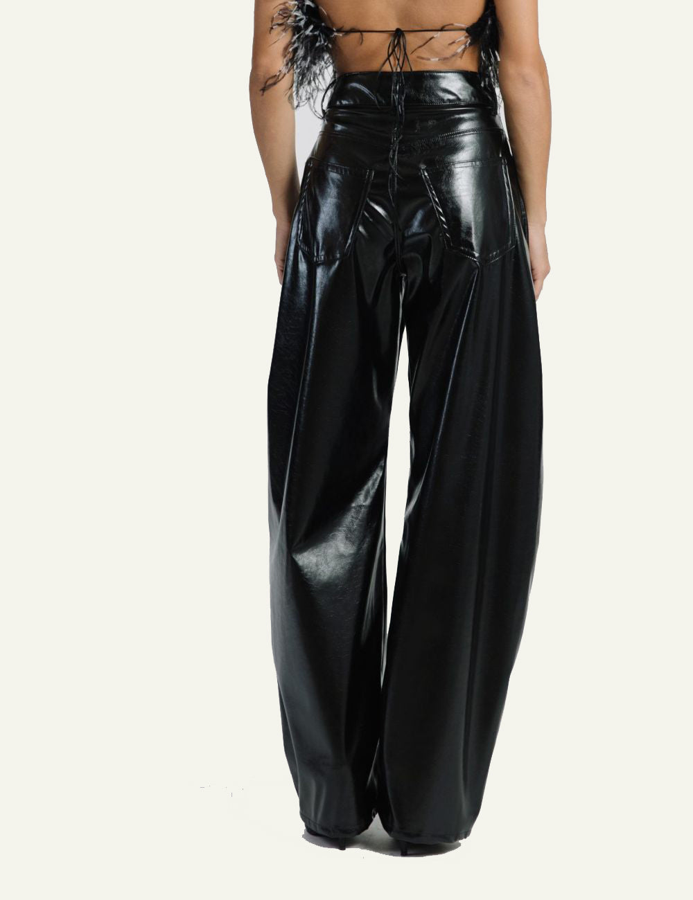 STUDIO 83 BARREL PANT BLACK