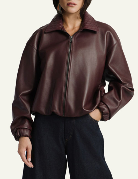 STUDIO 83 JACKET BURGUNDY