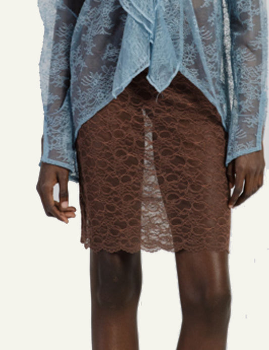 STUDIO 83 LACE SKIRT CAFE