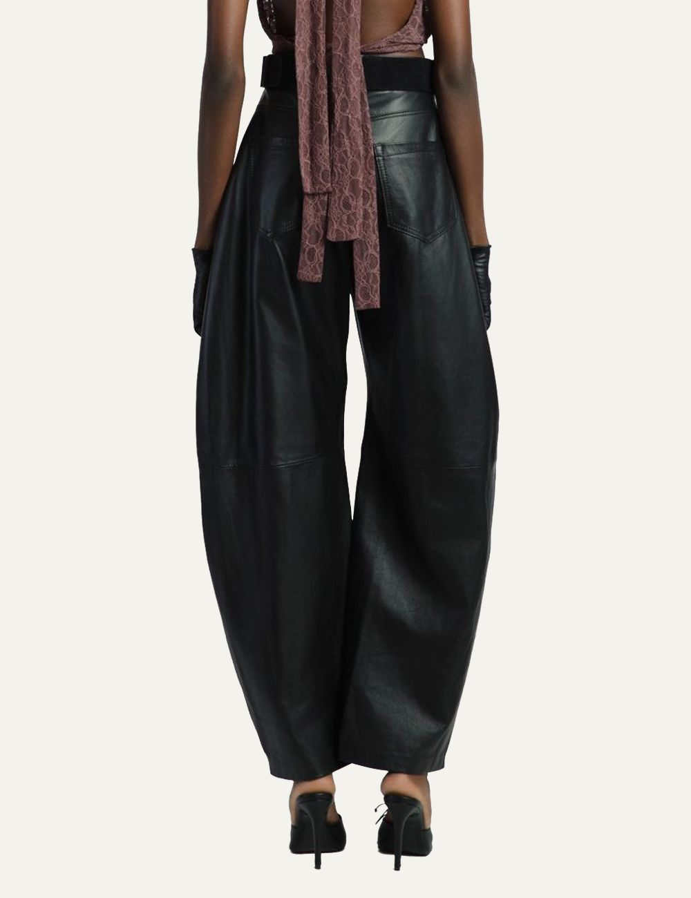 STUDIO 83 LEATHER BARREL BLACK