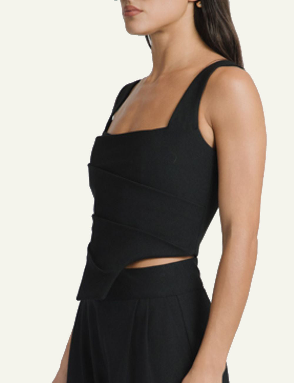 STUDIO 83 BUSTIER BLACK