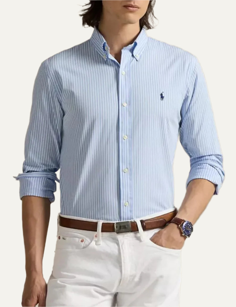 POLO RALPH LAUREN CUBDPPCS-LONG SLEEVE-SPORT SHIRT