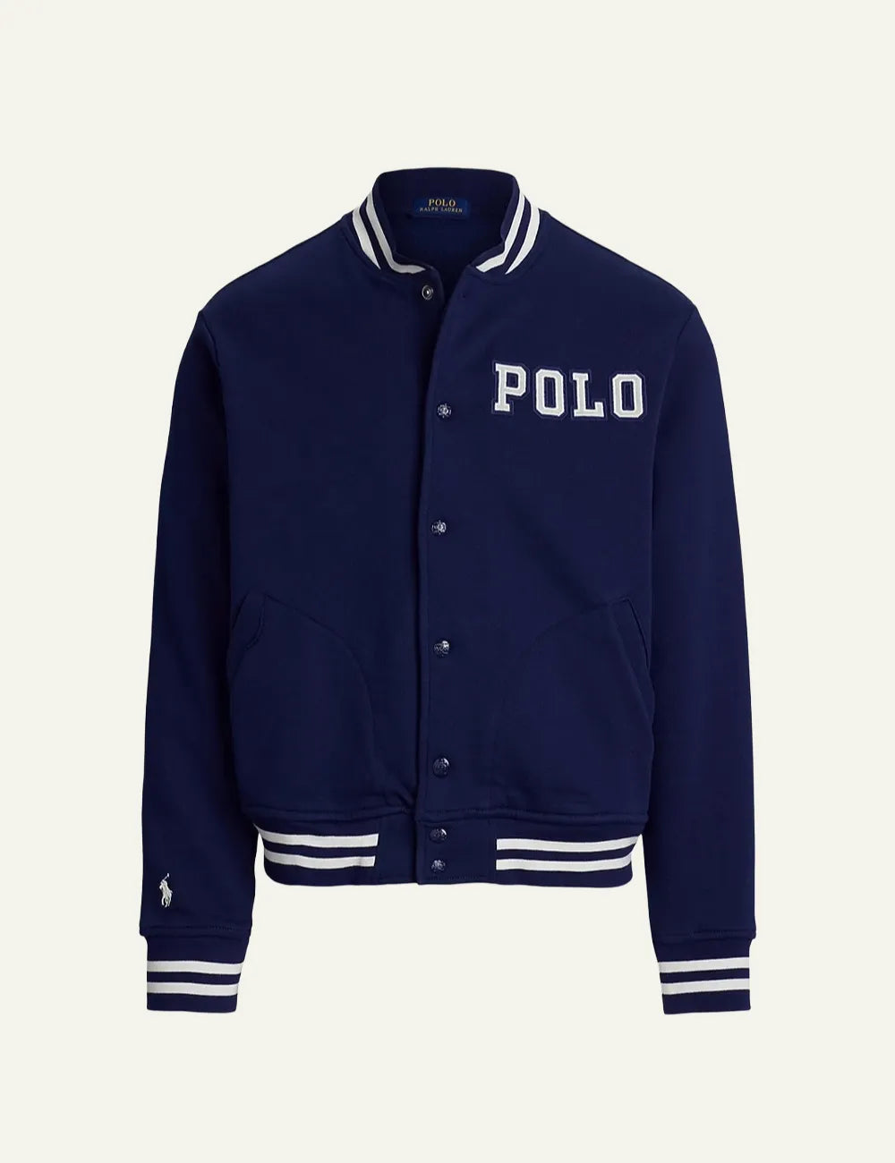 POLO RALPH LAUREN LONG SLEEVE-SWEATSHIRT NAVY