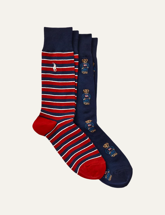 POLO RALPH LAUREN CREW SOCK-2 PACK