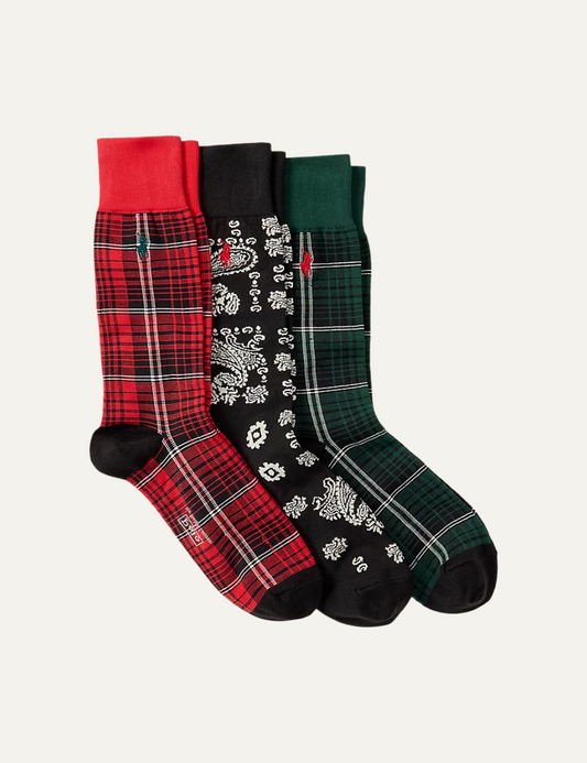 POLO RALPH LAUREN SOCKS-GIFT BOX SET