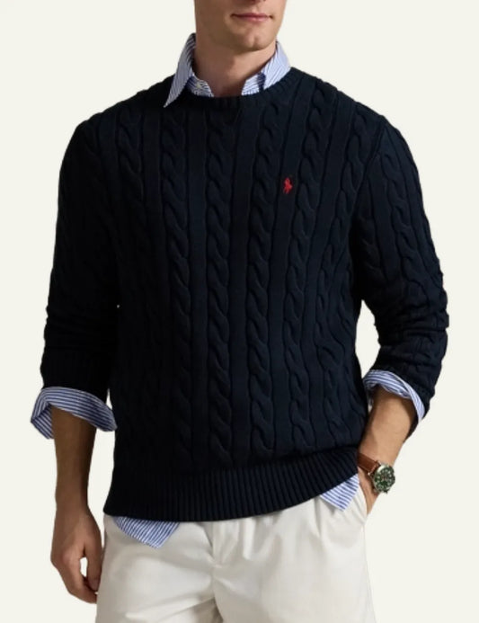 POLO RALPH LAUREN LS DRIVER CN-LONG SLEEVE-PULLOVER