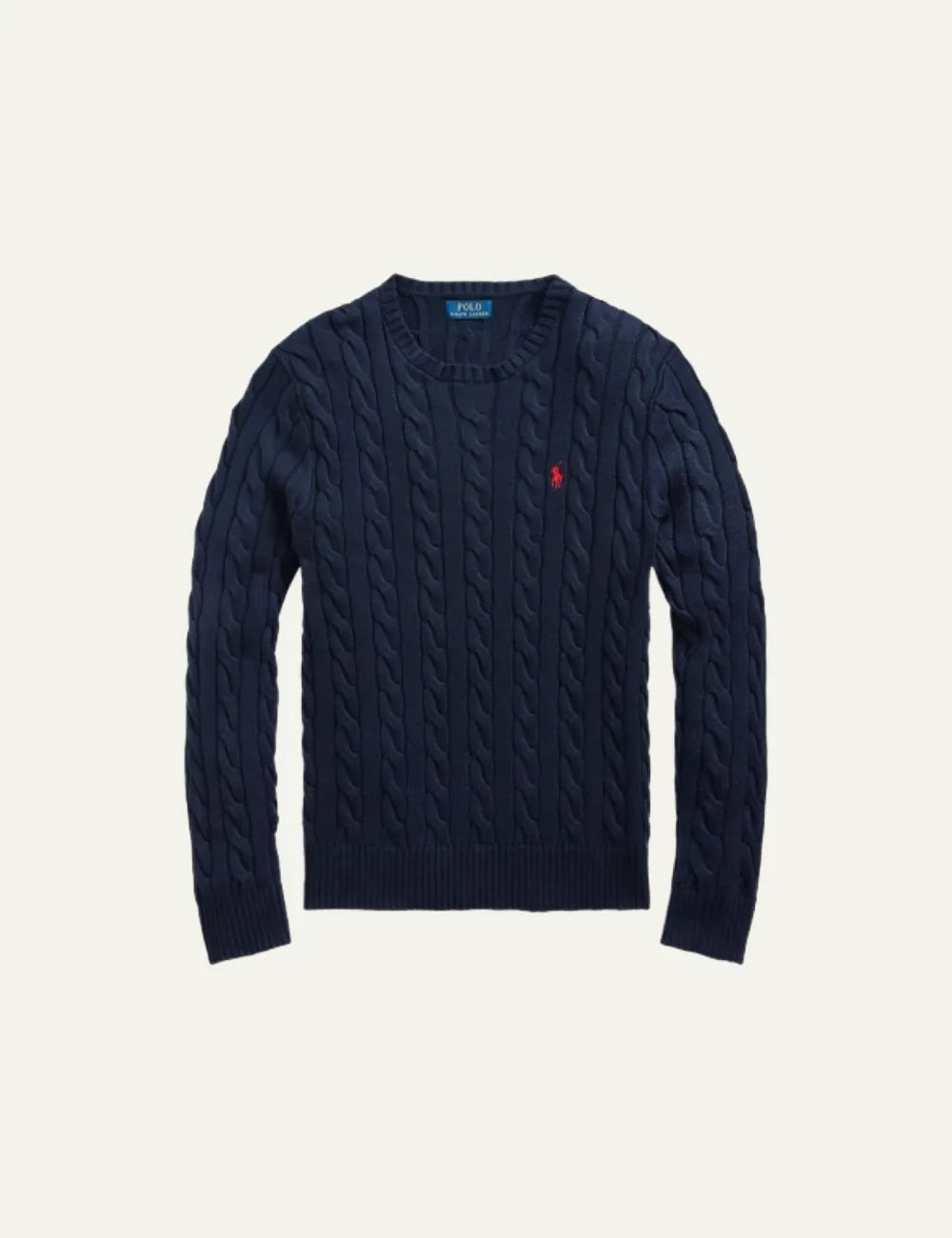 POLO RALPH LAUREN LS DRIVER CN-LONG SLEEVE-PULLOVER