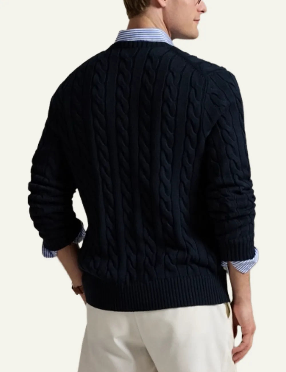 POLO RALPH LAUREN LS DRIVER CN-LONG SLEEVE-PULLOVER