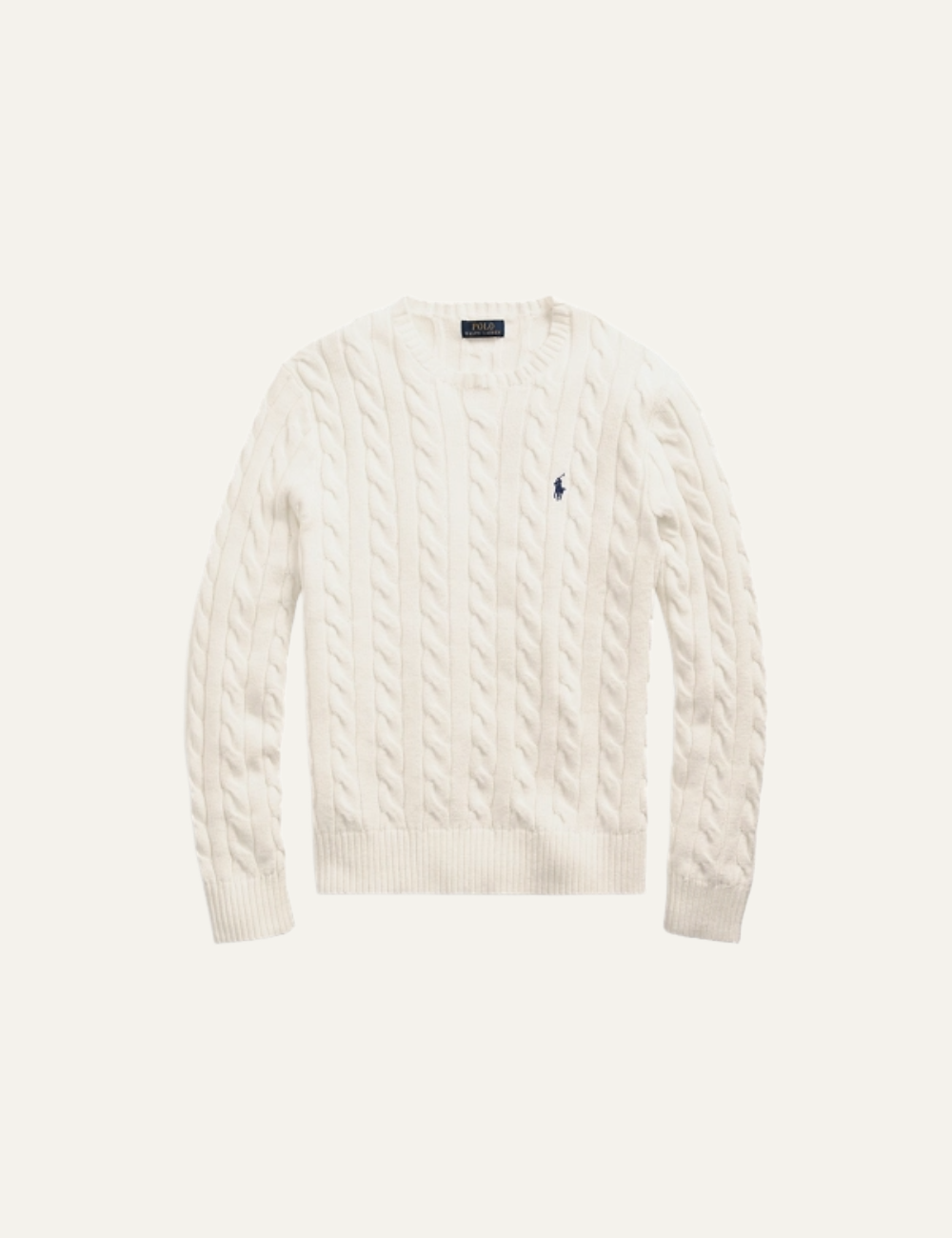POLO RALPH LAUREN LS DRIVER CN-LONG SLEEVE-PULLOVER