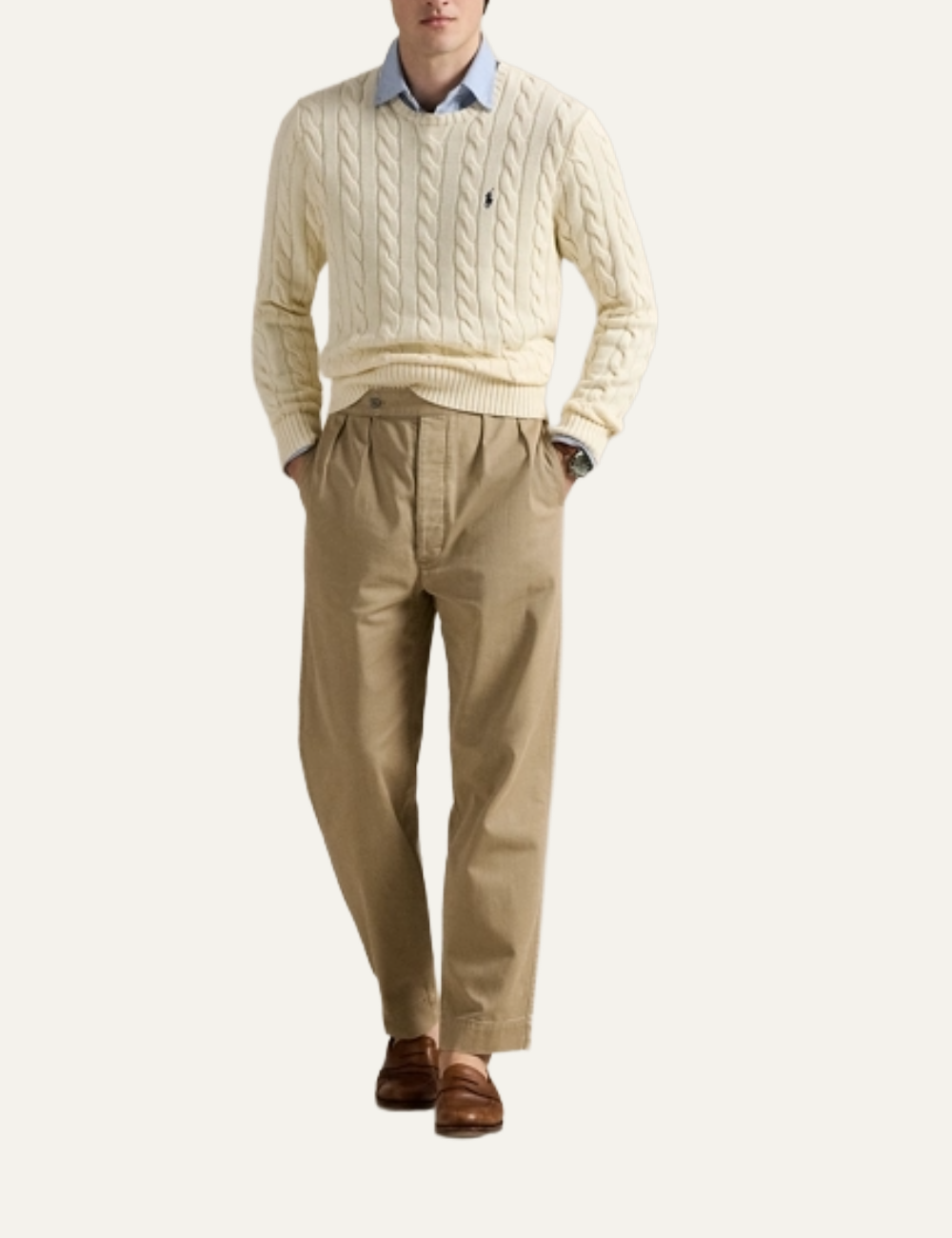 POLO RALPH LAUREN LS DRIVER CN-LONG SLEEVE-PULLOVER