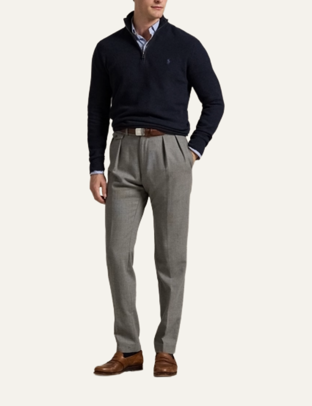 POLO RALPH LAUREN LS HZ-LONG SLEEVE-PULLOVER