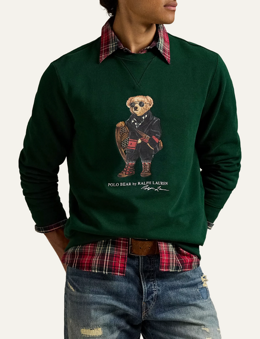 POLO RALPH LAUREN LONG SLEEVE-SWEATSHIRT GREEN