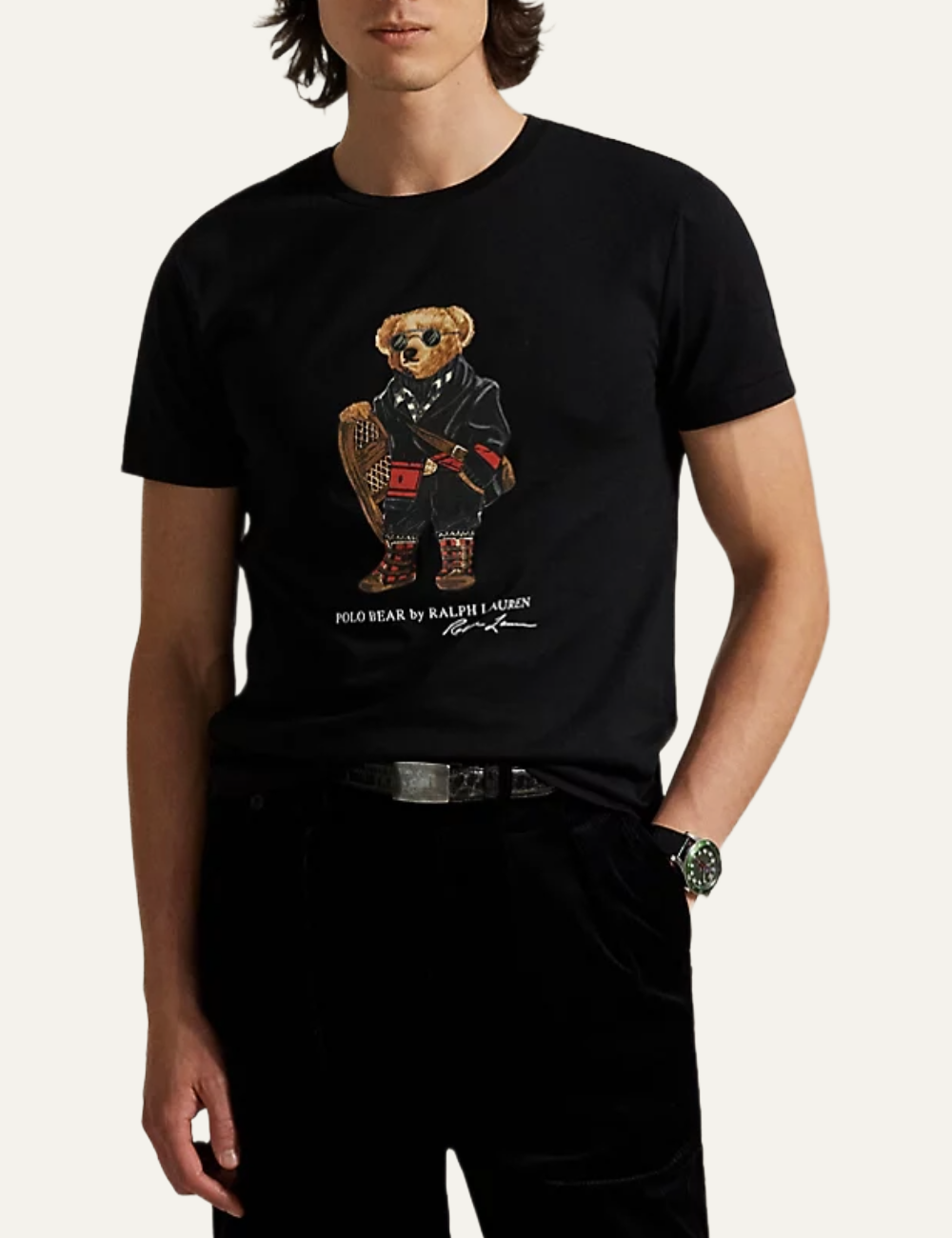 POLO RALPH LAUREN SHORT SLEEVE-T-SHIRT BLACK