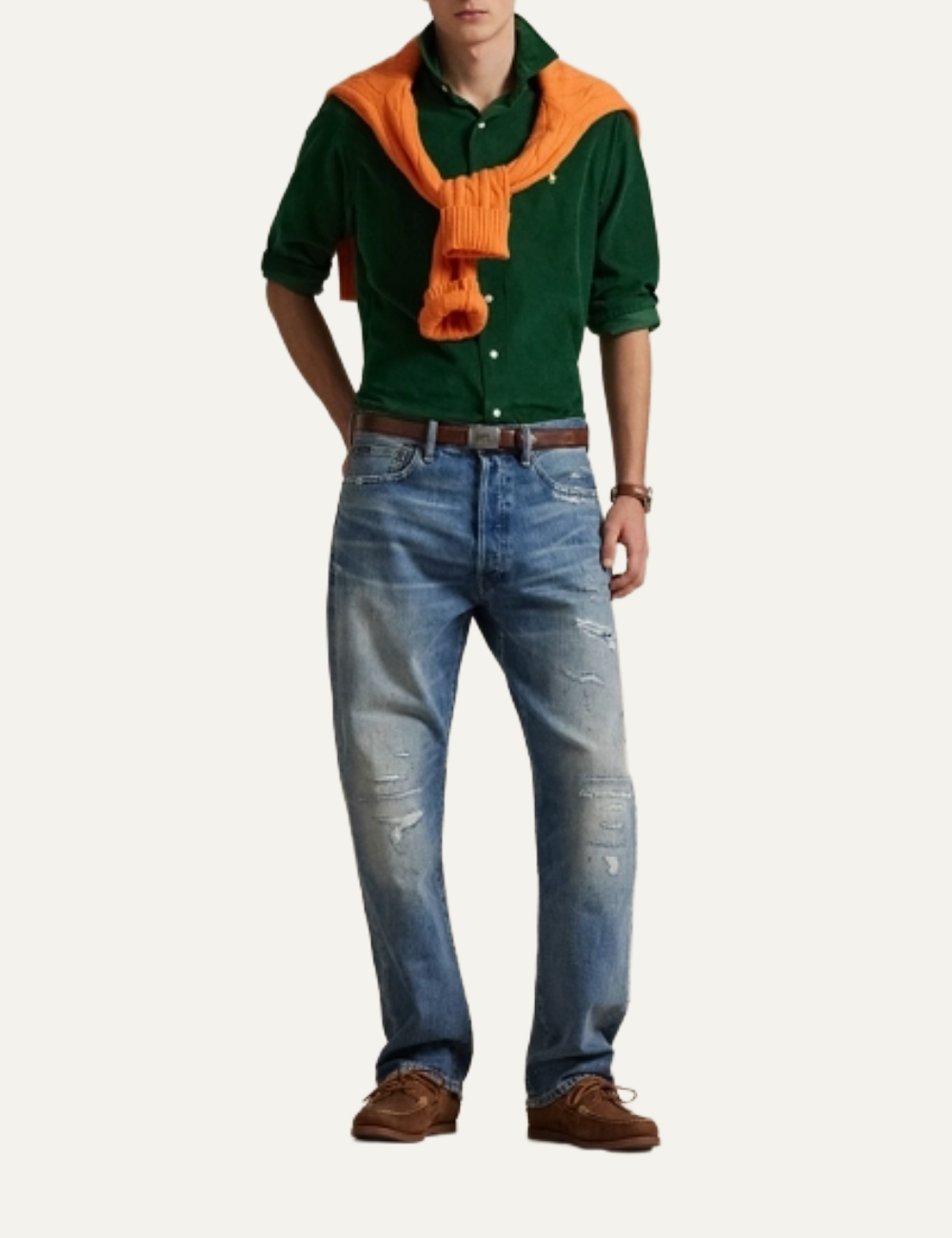 POLO RALPH LAUREN CUESTBBPPCS-LONG SLEEVE-SPORT SHIRT