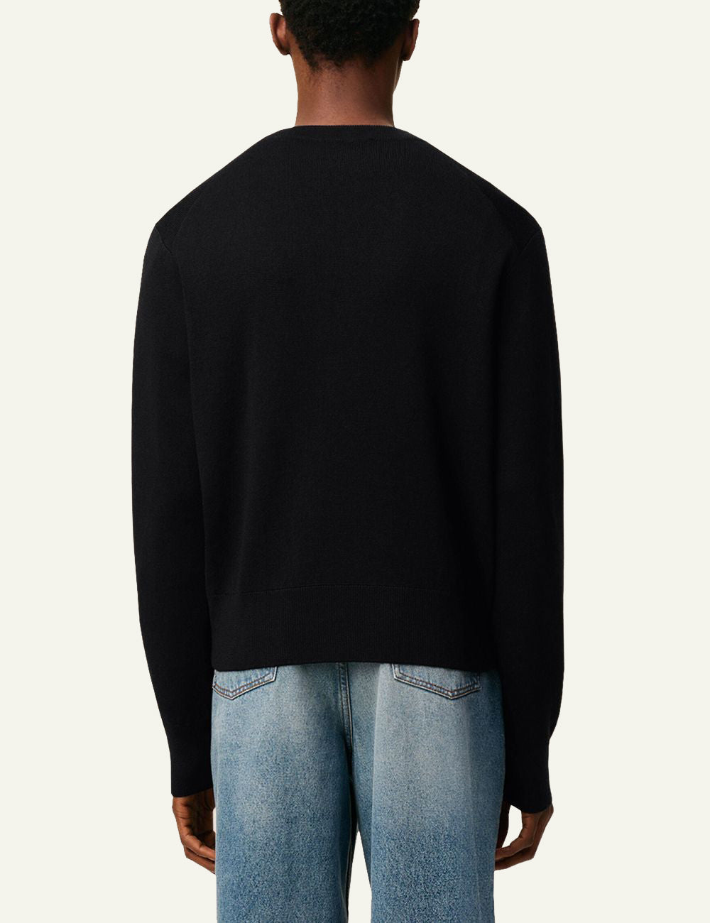 AMI ADC CARDIGAN BLACK/RED