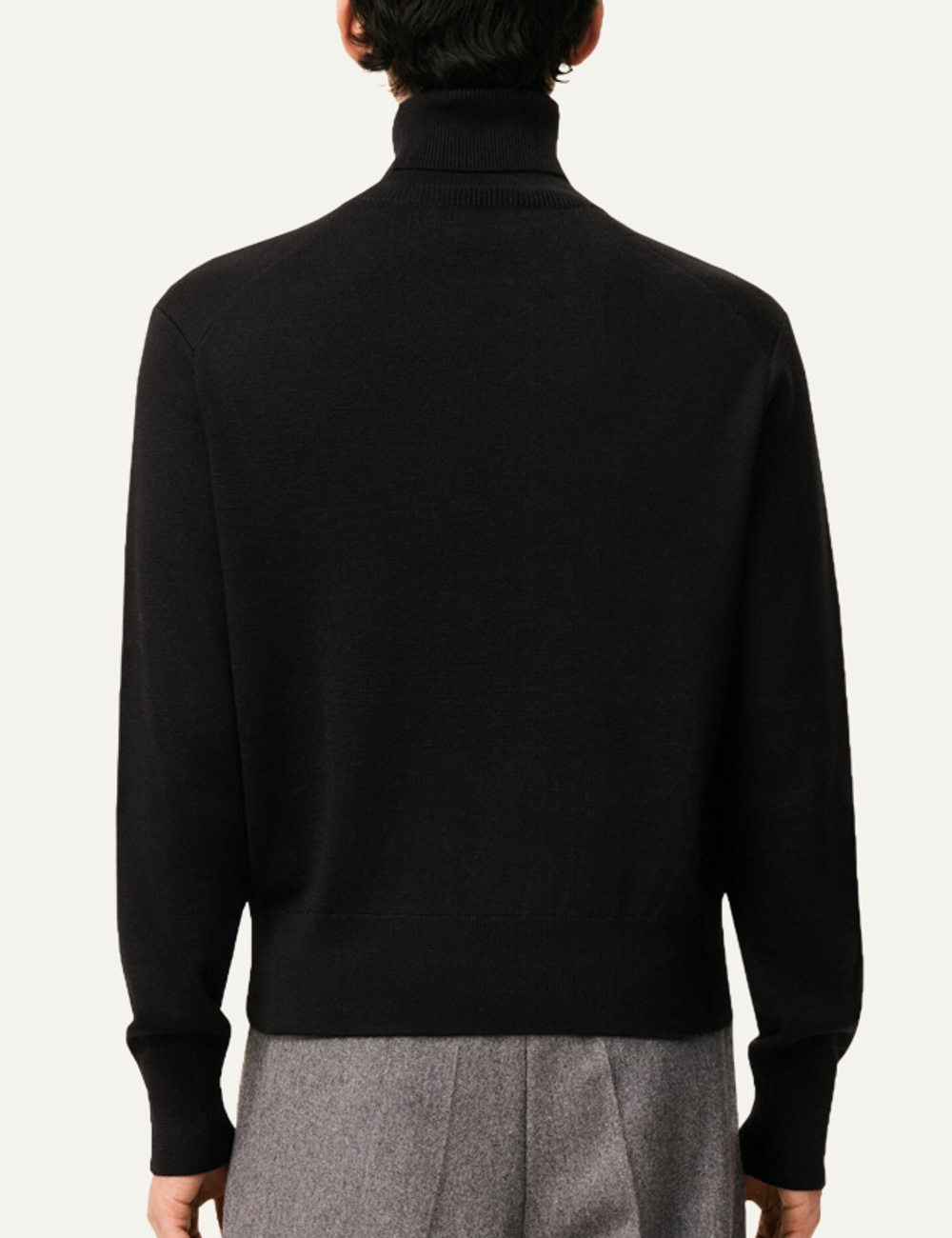 AMI ADC SWEATER BLACK/RED