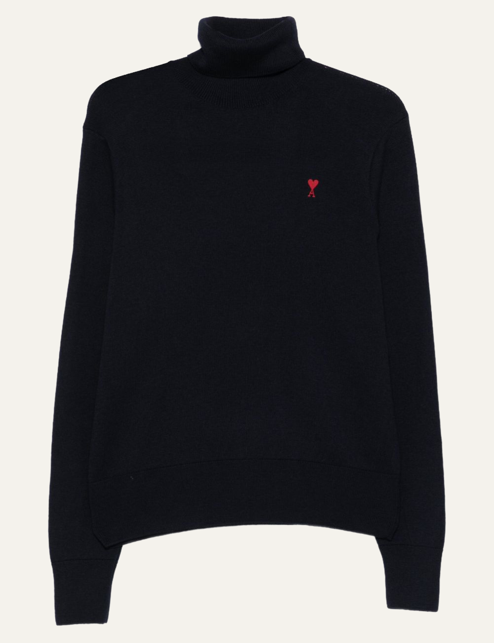 AMI ADC SWEATER BLACK/RED