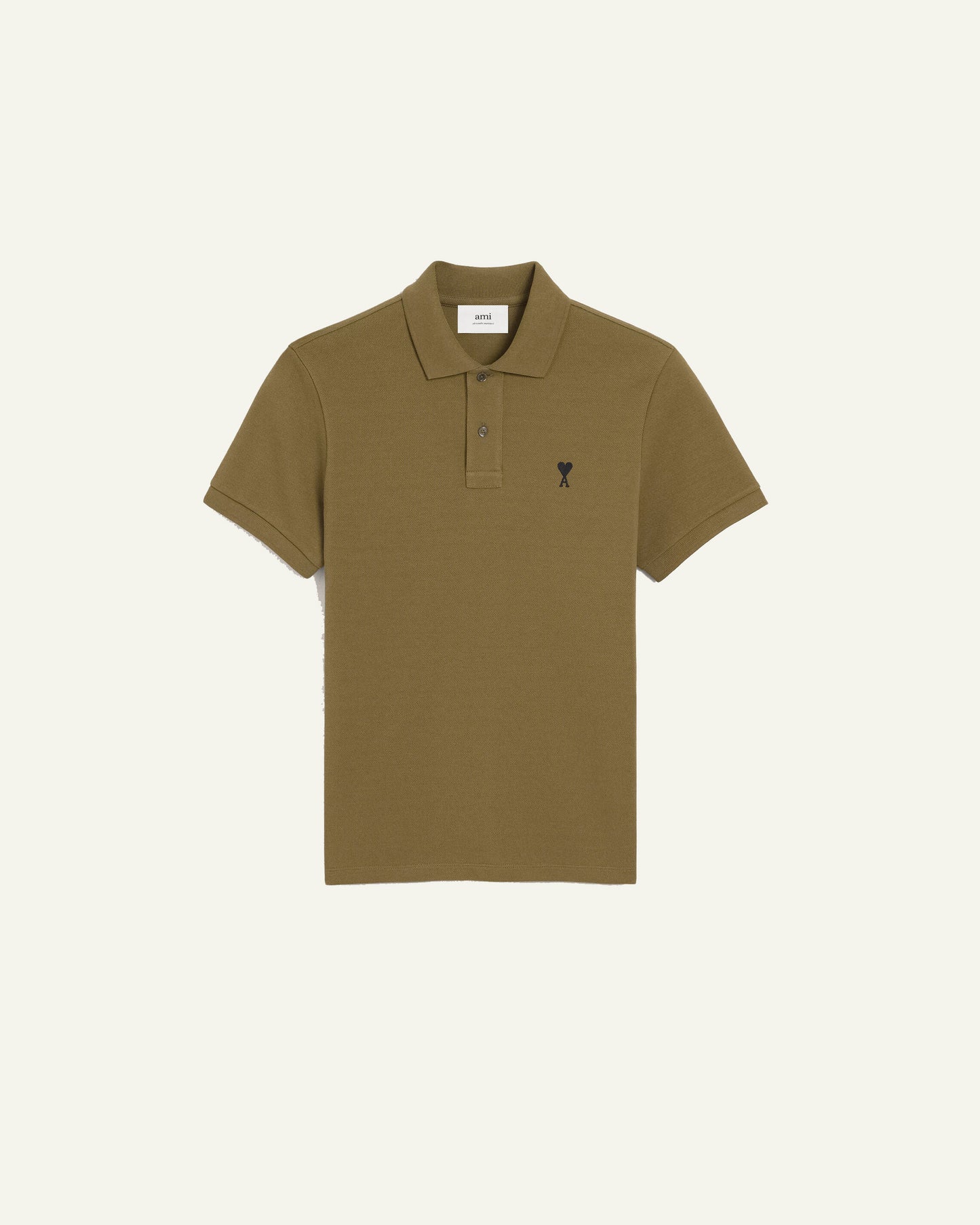 AMI AMI DE COEUR POLO SHIRT BRONZE