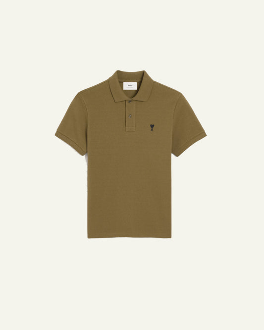 AMI AMI DE COEUR POLO SHIRT BRONZE