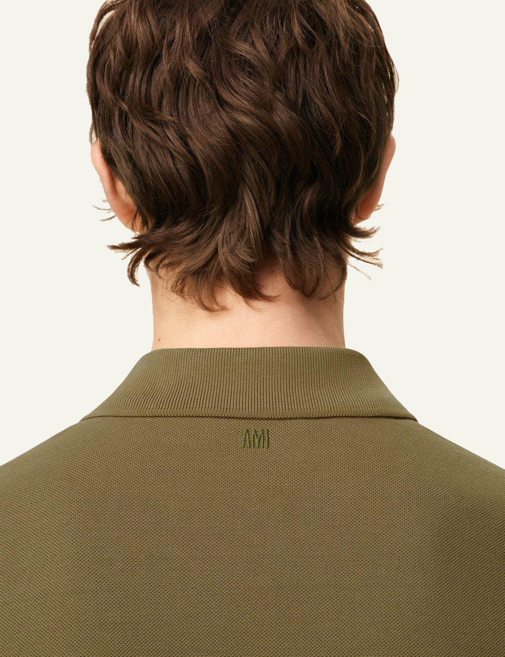 AMI AMI DE COEUR POLO SHIRT BRONZE