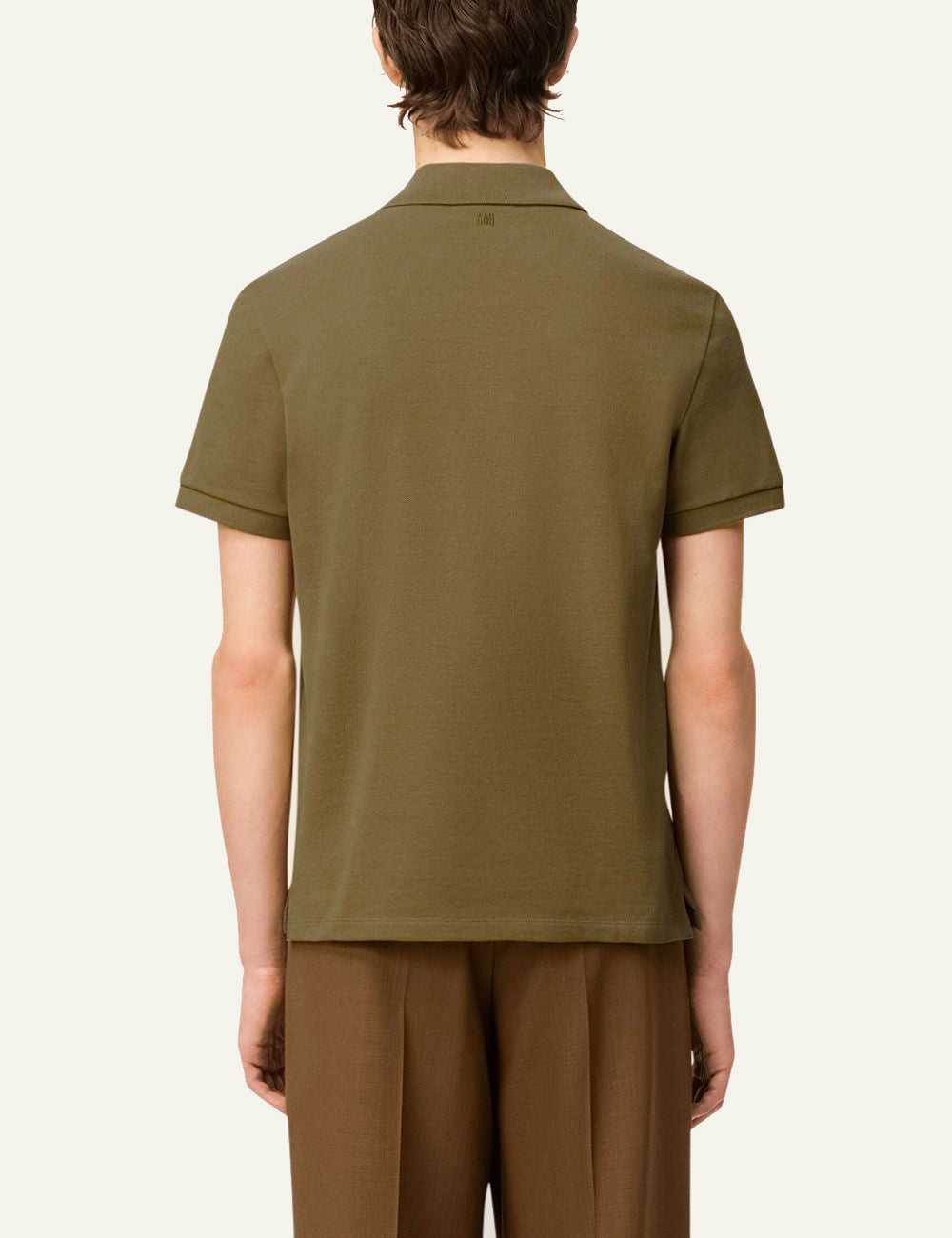 AMI AMI DE COEUR POLO SHIRT BRONZE