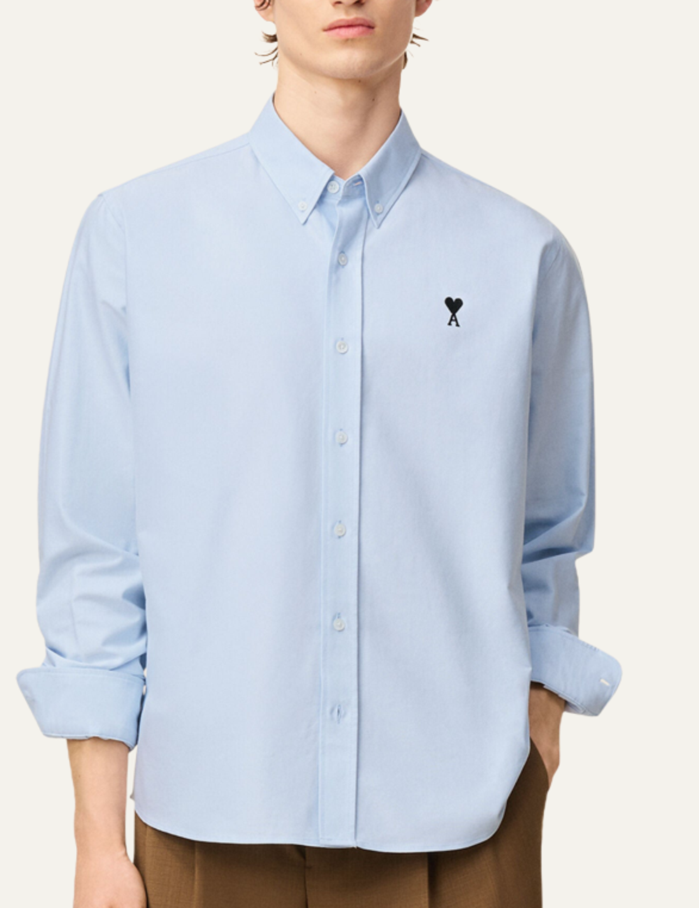 AMI CLASSIC FIT SHIRT SKY BLUE