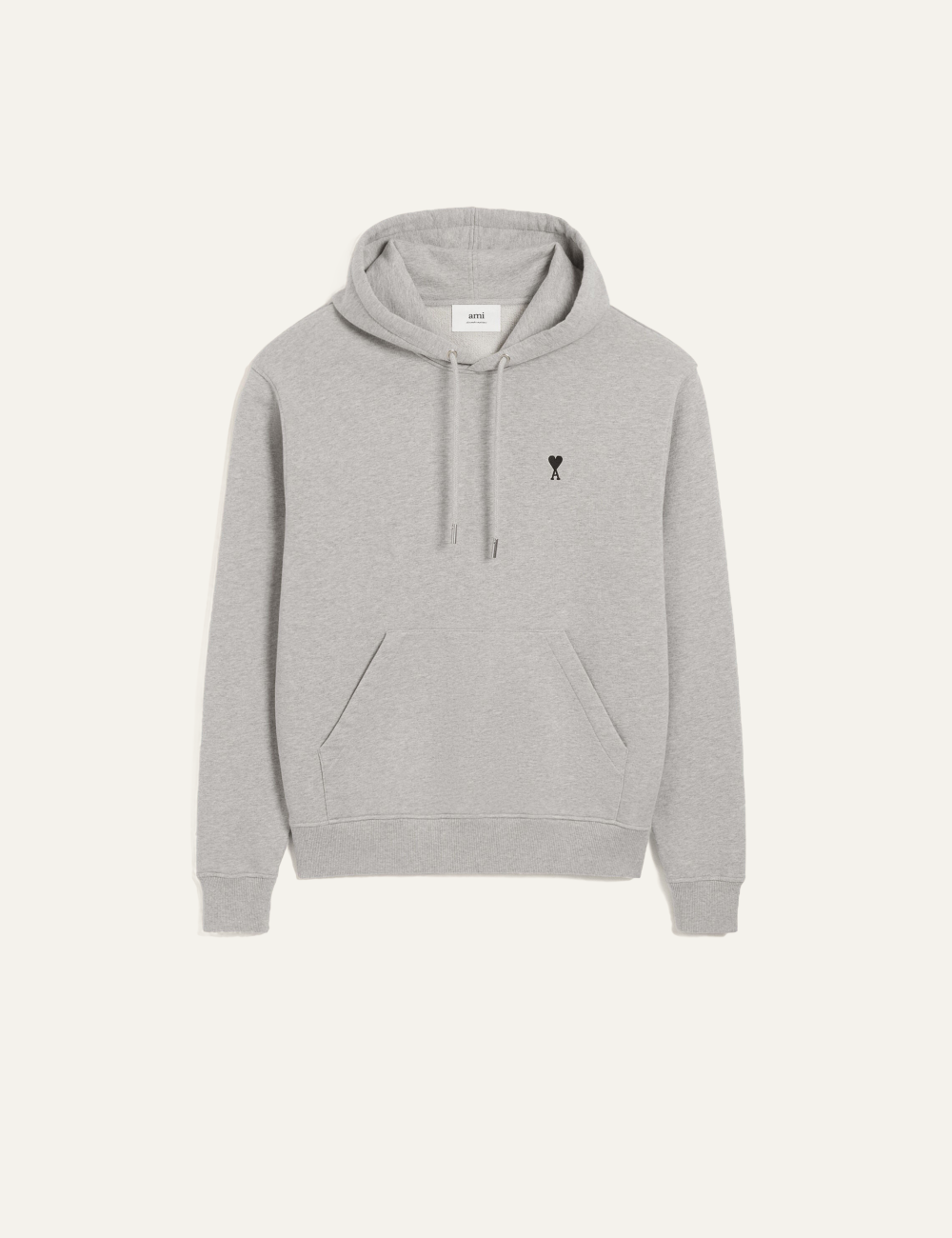 AMI AMI DE COEUR HOODIE HEATHER ASH GREY