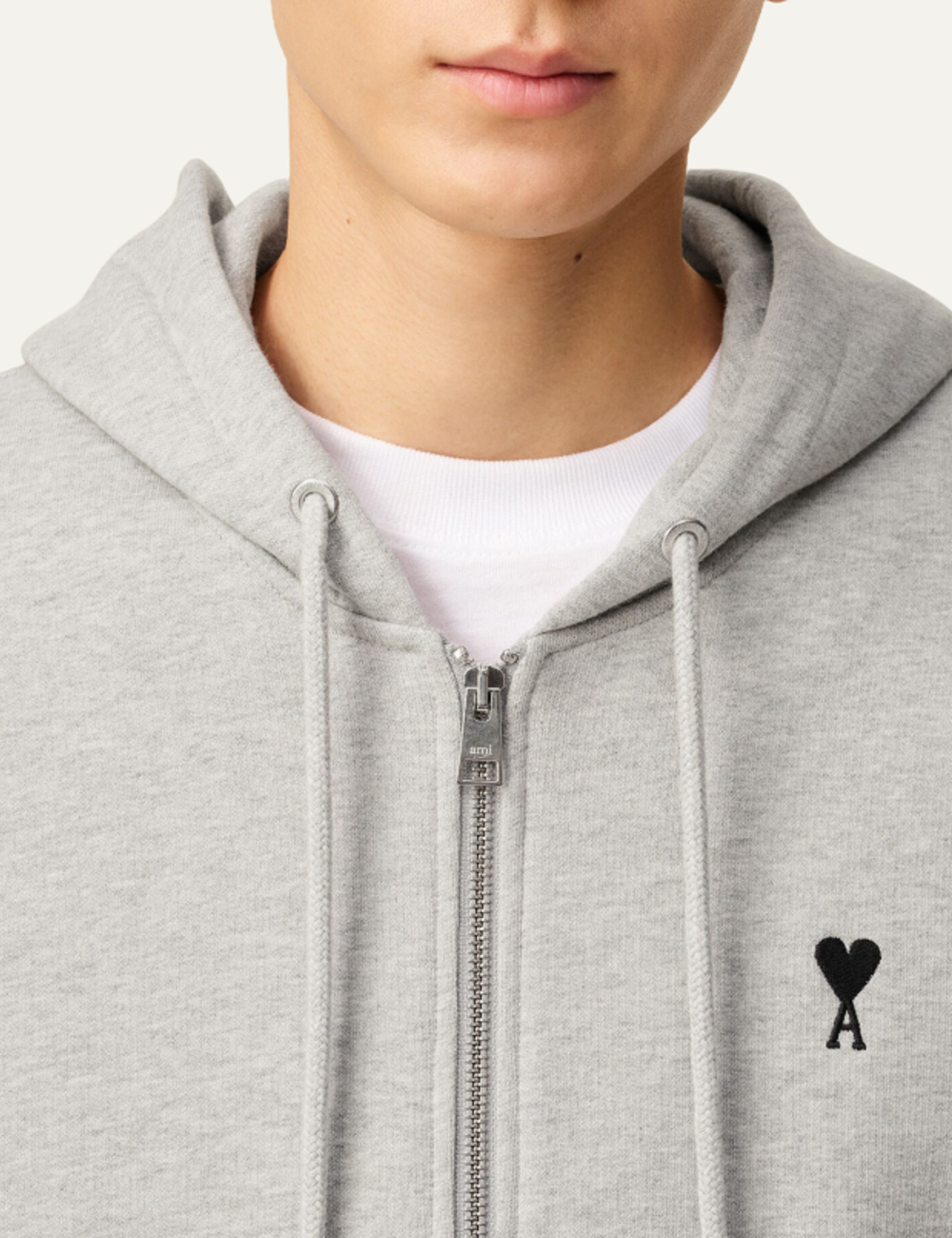 AMI DE COEUR HOODIE HEATHER ASH GREY