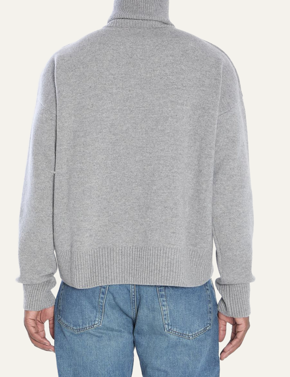 AMI ADC SWEATER GREY
