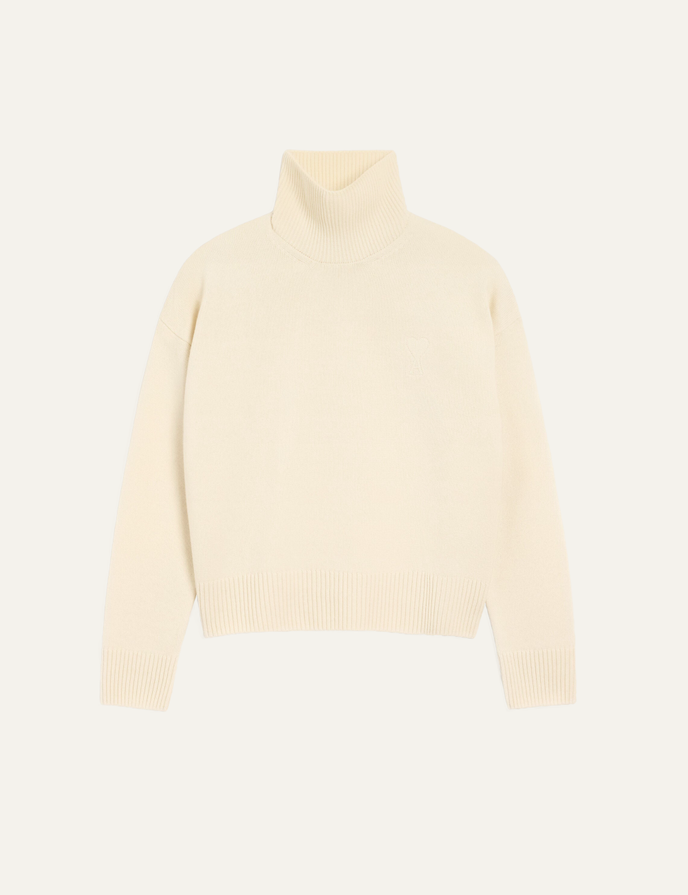 AMI ADC SWEATER IVORY
