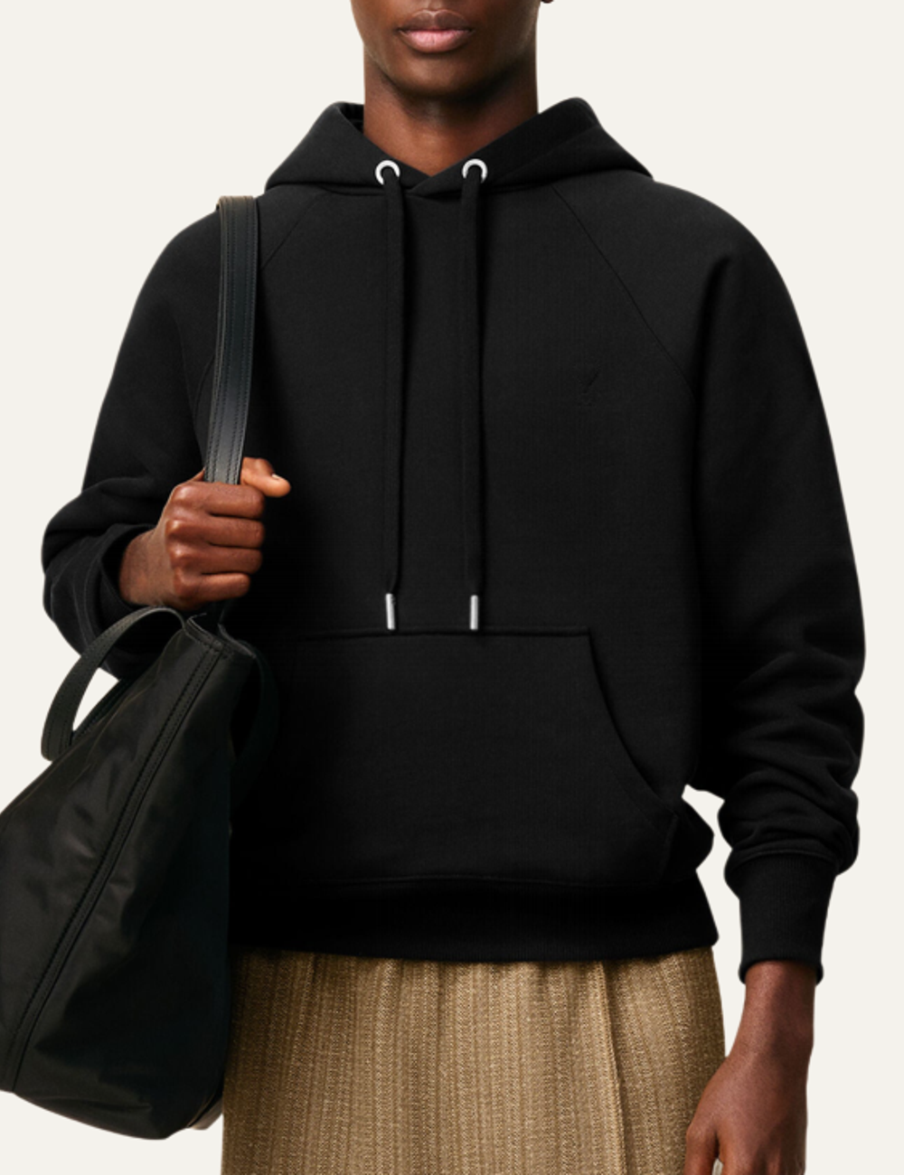 AMI DE COEUR COTTON HOODIE BLACK