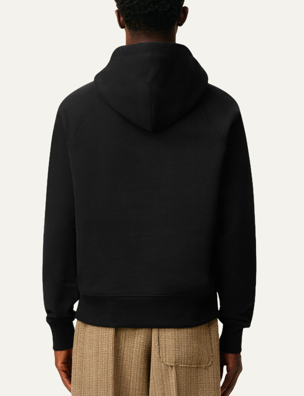 AMI DE COEUR COTTON HOODIE BLACK