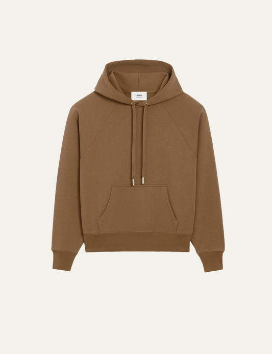 AMI DE COEUR COTTON HOODIE HAZELNUT