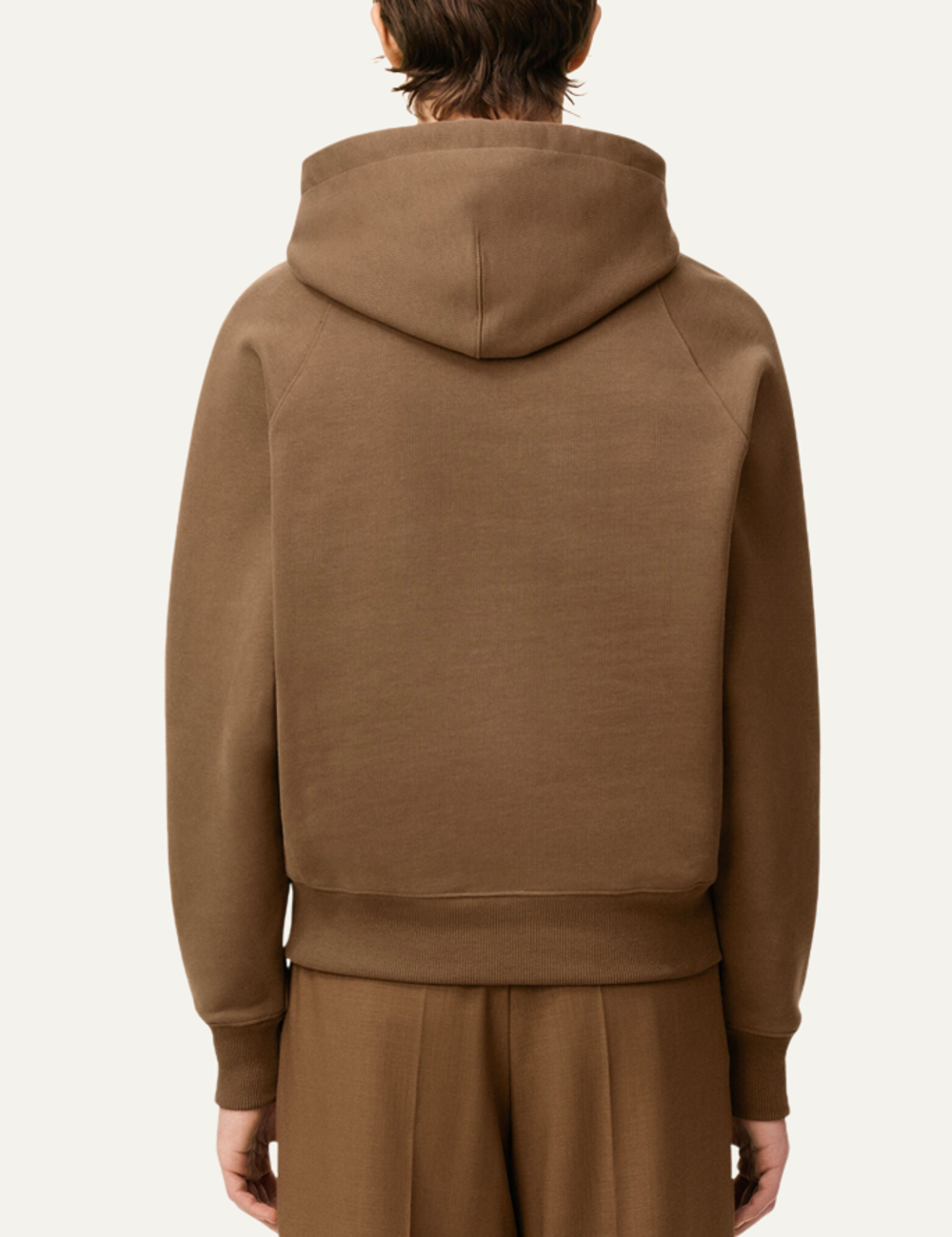 AMI DE COEUR COTTON HOODIE HAZELNUT